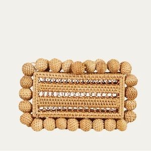 CULT GAIA Sphere Natural Clutch Bag